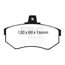 EBC Brakes - EBC Brakes S2KF1300 S2 Kits Greenstuff 2000 and USR Rotors - Image 1