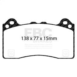 EBC Brakes - EBC Brakes S2KF1559 S2 Kits Greenstuff 2000 and USR Rotors - Image 1