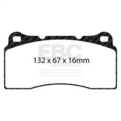 EBC Brakes - EBC Brakes S4KR1016 S4 Kits Redstuff and USR Rotor - Image 1