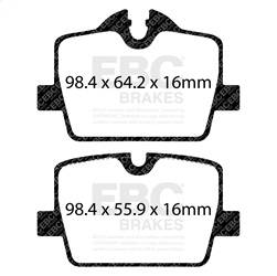 EBC Brakes - EBC Brakes S12KR1616 S12 Kits Redstuff and RK Rotors - Image 1