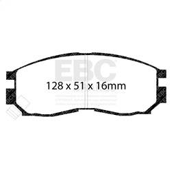 EBC Brakes - EBC Brakes S4KF1374 S4 Kits Redstuff and USR Rotor - Image 1