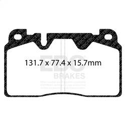 EBC Brakes - EBC Brakes S8KF1273 S8 Kits Orangestuff and GD Rotors - Image 1