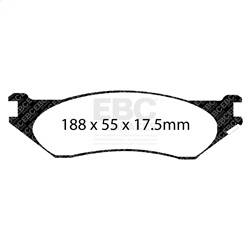 EBC Brakes - EBC Brakes S2KF1718 S2 Kits Greenstuff 6000 and USR Rotors - Image 1