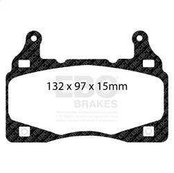 EBC Brakes - EBC Brakes S4KF1628 S4 Kits Redstuff and USR Rotor - Image 1