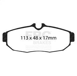 EBC Brakes - EBC Brakes DP21741 Greenstuff 2000 Series Sport Brake Pads - Image 1