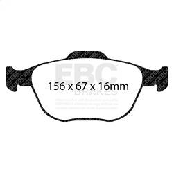 EBC Brakes - EBC Brakes DP41641R Yellowstuff Street And Track Brake Pads - Image 1