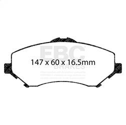 EBC Brakes - EBC Brakes DP61798 6000 Series Greenstuff Truck/SUV Brakes Disc Pads - Image 1