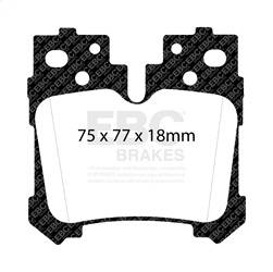 EBC Brakes - EBC Brakes DP21812 Greenstuff 2000 Series Sport Brake Pads - Image 1