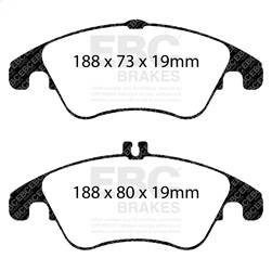 EBC Brakes - EBC Brakes DP21991 Greenstuff 2000 Series Sport Brake Pads - Image 1