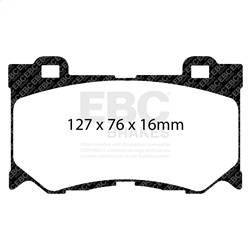 EBC Brakes - EBC Brakes DP31823C Redstuff Ceramic Low Dust Brake Pads - Image 1