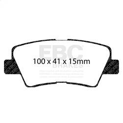 EBC Brakes - EBC Brakes DP42031R Yellowstuff Street And Track Brake Pads - Image 1