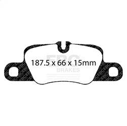 EBC Brakes - EBC Brakes DP41858R Yellowstuff Street And Track Brake Pads - Image 1