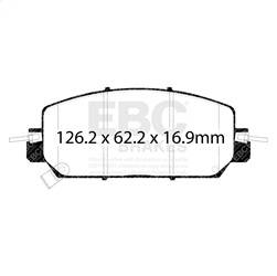 EBC Brakes - EBC Brakes DP63084 6000 Series Greenstuff Truck/SUV Brakes Disc Pads - Image 1