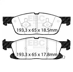 EBC Brakes - EBC Brakes S5KF1947 S5 Kits Yellowstuff And GD Rotors - Image 1