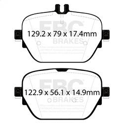 EBC Brakes - EBC Brakes DP32314C Redstuff Ceramic Low Dust Brake Pads - Image 1