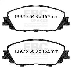 EBC Brakes - EBC Brakes DP33099C Redstuff Ceramic Low Dust Brake Pads - Image 1