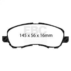 EBC Brakes - EBC Brakes DP21614 Greenstuff 2000 Series Sport Brake Pads - Image 1