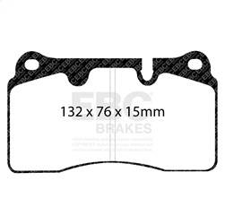 EBC Brakes - EBC Brakes DP41908R Yellowstuff Street And Track Brake Pads - Image 1