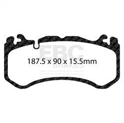 EBC Brakes - EBC Brakes DP31939C Redstuff Ceramic Low Dust Brake Pads - Image 1