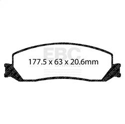 EBC Brakes - EBC Brakes ED93001 Truck/SUV Extra Duty Brake Pads - Image 1