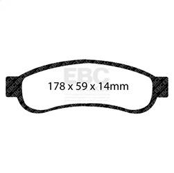 EBC Brakes - EBC Brakes UD1334 Ultimax OEM Replacement Brake Pads - Image 1