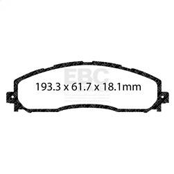 EBC Brakes - EBC Brakes ED93016 Truck/SUV Extra Duty Brake Pads - Image 1