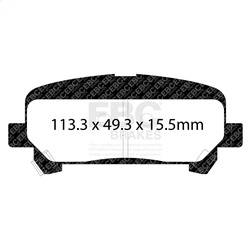 EBC Brakes - EBC Brakes UD1806 Ultimax OEM Replacement Brake Pads - Image 1