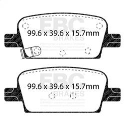 EBC Brakes - EBC Brakes DP23073 Greenstuff 2000 Series Sport Brake Pads - Image 1