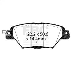 EBC Brakes - EBC Brakes UD1934 Ultimax OEM Replacement Brake Pads - Image 1