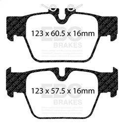 EBC Brakes - EBC Brakes DP42394R Yellowstuff Street And Track Brake Pads - Image 1