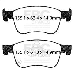 EBC Brakes - EBC Brakes DP23109 Greenstuff 2000 Series Sport Brake Pads - Image 1