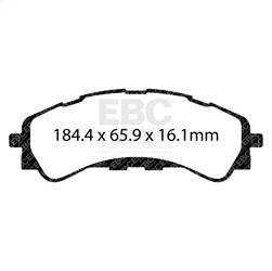 EBC Brakes - EBC Brakes DP63107 6000 Series Greenstuff Truck/SUV Brakes Disc Pads - Image 1