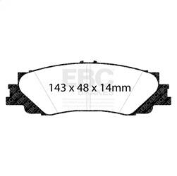 EBC Brakes - EBC Brakes DP62461 6000 Series Greenstuff Truck/SUV Brakes Disc Pads - Image 1