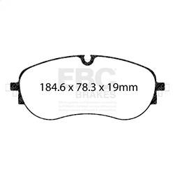 EBC Brakes - EBC Brakes UD2401 Ultimax OEM Replacement Brake Pads - Image 1