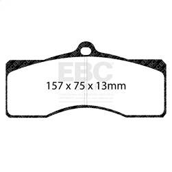 EBC Brakes - EBC Brakes DP21155 Greenstuff 2000 Series Sport Brake Pads - Image 1