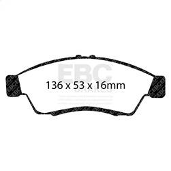 EBC Brakes - EBC Brakes DP21390 Greenstuff 2000 Series Sport Brake Pads - Image 1