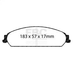 EBC Brakes - EBC Brakes DP21724 Greenstuff 2000 Series Sport Brake Pads - Image 1
