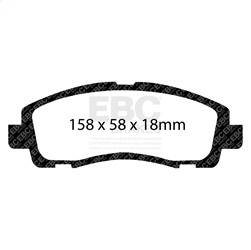 EBC Brakes - EBC Brakes DP41753R Yellowstuff Street And Track Brake Pads - Image 1