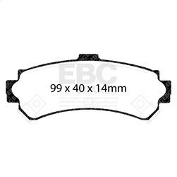 EBC Brakes - EBC Brakes UD669 Ultimax OEM Replacement Brake Pads - Image 1