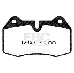 EBC Brakes - EBC Brakes UD960 Ultimax OEM Replacement Brake Pads - Image 1