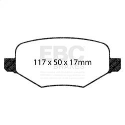 EBC Brakes - EBC Brakes DP21826 Greenstuff 2000 Series Sport Brake Pads - Image 1