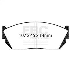 EBC Brakes - EBC Brakes UD276 Ultimax OEM Replacement Brake Pads - Image 1