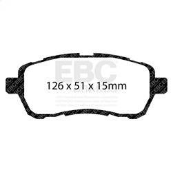 EBC Brakes - EBC Brakes UD14541 Ultimax OEM Replacement Brake Pads - Image 1
