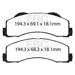 EBC Brakes - EBC Brakes DP43034R Yellowstuff Street And Track Brake Pads - Image 1