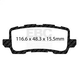EBC Brakes - EBC Brakes UD1698 Ultimax OEM Replacement Brake Pads - Image 1
