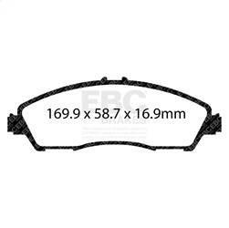 EBC Brakes - EBC Brakes UD1723 Ultimax OEM Replacement Brake Pads - Image 1