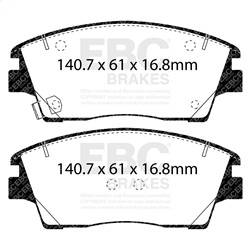 EBC Brakes - EBC Brakes DP43053R Yellowstuff Street And Track Brake Pads - Image 1