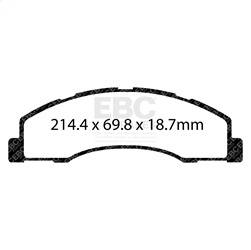EBC Brakes - EBC Brakes ED93004 Truck/SUV Extra Duty Brake Pads - Image 1