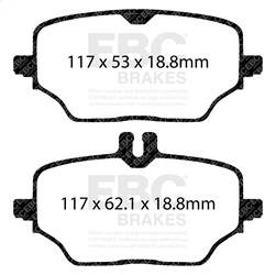 EBC Brakes - EBC Brakes UD2235 Ultimax OEM Replacement Brake Pads - Image 1
