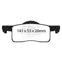 EBC Brakes - EBC Brakes UD935 Ultimax OEM Replacement Brake Pads - Image 1